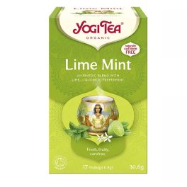 BIO Zöldcitromos menta tea 17x1,8g Yogi Green Tea Lime Mint