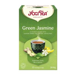 BIO Zöld jázmin tea 17x1,8g Yogi Green Jasmine