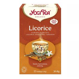 BIO Édesgyökér tea 17x1,8g Yogi Licorice