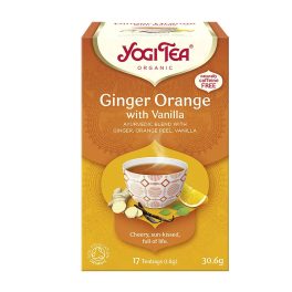   BIO Narancsos gyömbér tea vaníliával 17x1,8g Yogi Ginger Orange