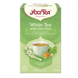 BIO Fehér tea aloe verával 17x1,8g Yogi White Tea