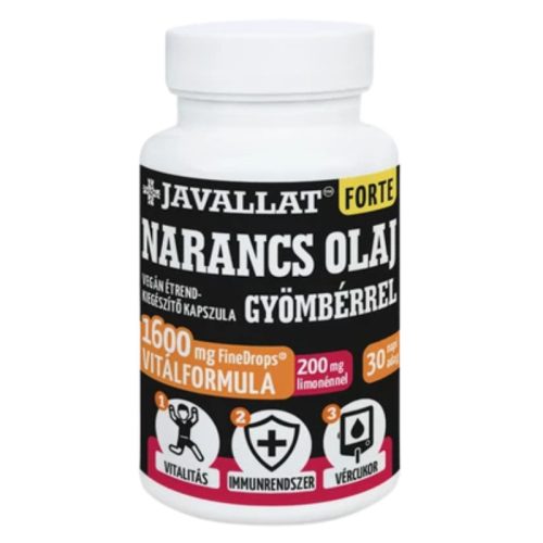 JAVALLAT Forte Narancs olaj gyömbérrel 60db