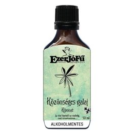   EzerJóFű Közönséges galaj kivonat 50ml alkoholmentes, növényi glicerinnel