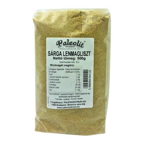 Paleolit Sárga lenmagliszt 500g préselvényből