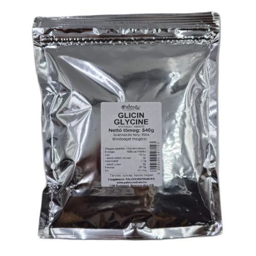 Paleolit Glicin - Glycine 540g aminosav, édesítő