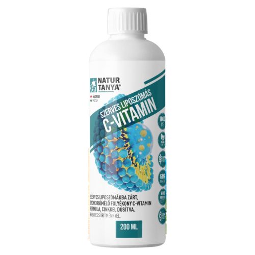 Natur Tanya® Liposzómás C-vitamin + cink 200ml folyékony c-vitamin