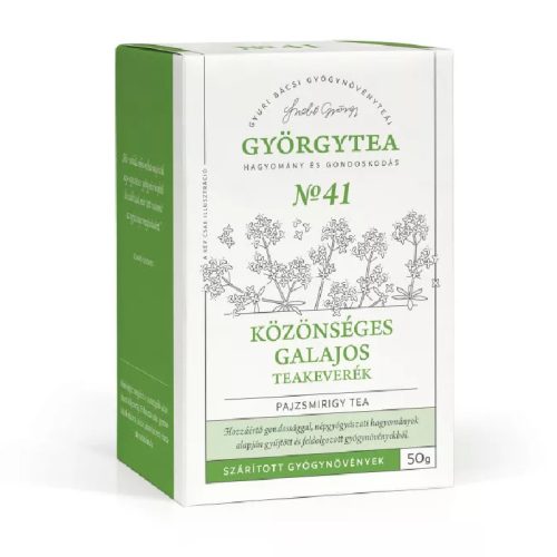 Györgytea Közönséges galajos 50g teakeverék Pajzsmirigy tea No.41