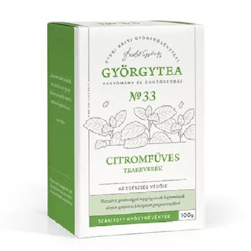 Györgytea Citromfüves teakeverék 100g Az egészség védője No.33