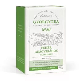   Györgytea Fehér akácvirágos 100g teakeverék Reflux tea No.50