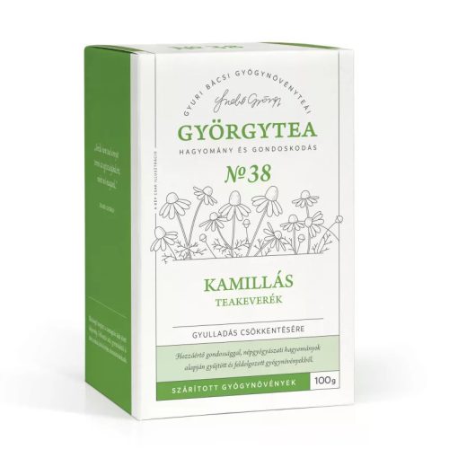 Györgytea Kamillás teakeverék 100g Gyulladás csökkentésére No.38