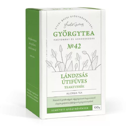 Györgytea Lándzsás útifüves 100g teakeverék, Allergia tea No.42