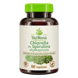 BioMenü BIO Chlorella és spirulina alga kapszula 60db