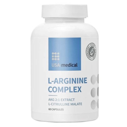 USA medical L-arginin és l-citrullin malát kivonat kapszula 60 db