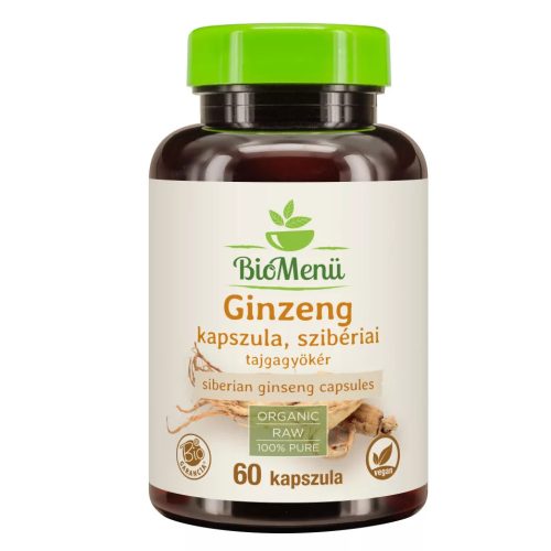 BioMenü BIO GINZENG kapszula szibériai 60 db