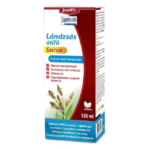 JutaVit Lándzsás útifű szirup 150ml cukormentes