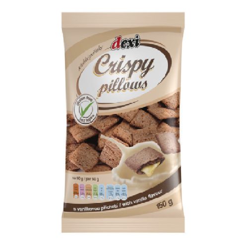 Dexi gluténmentes crispy párnák vanília 150 g