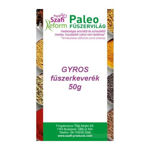 Szafi Reform paleo gyros fűszerkeverék 50 g