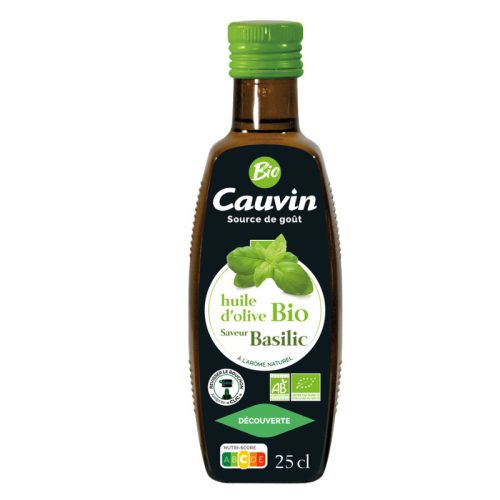 Cauvin bio bazsalikomos olívaolaj 250 ml