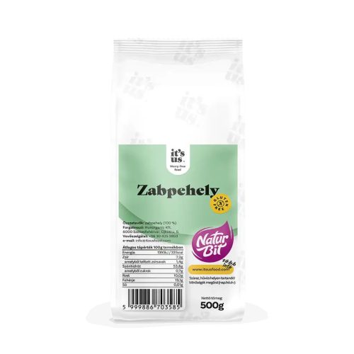 It's us naturbit zabpehely gluténmentes 500 g