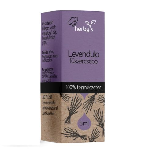 Herbys levendula fűszercsepp 5 ml