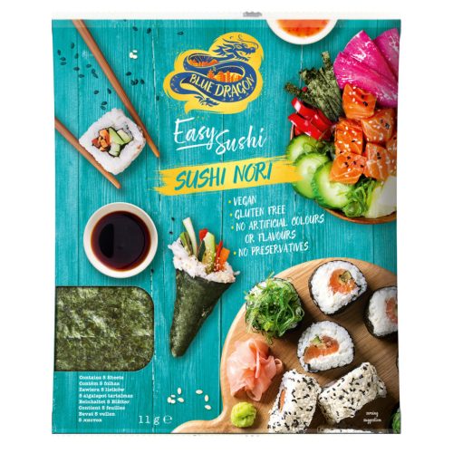 Blue Dragon sushi nori algalapok 11 g