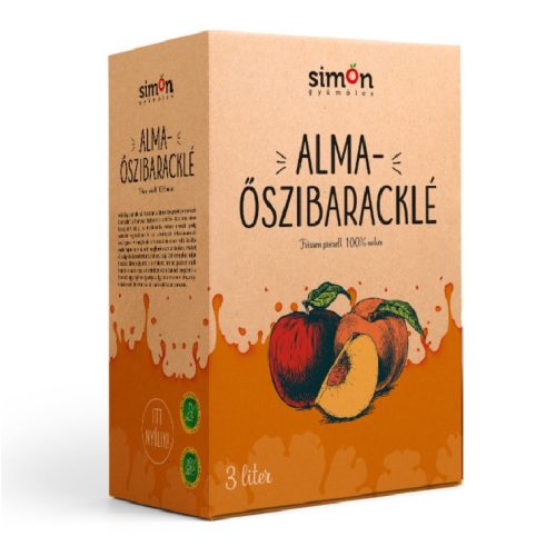 Simon gyümölcs alma-őszibaracklé 3000 ml