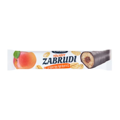 Cornexi zabrudi sárgabarackos töltelékkel töltött zabrúd kakaós bevonattal 30 g