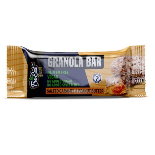 Dia-Wellness - FreEat Food Sós-karamell ízű Granola Bar 50g