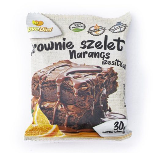 Love Diet brownie narancs ízű 30 g