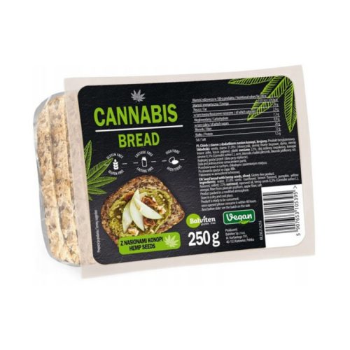 Balviten gluténmentes vegán teljeskiőrlésű kendermagos kenyér 250 g