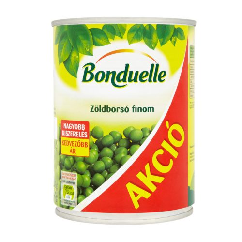 Bonduelle zöldborsó maxipack 545 g