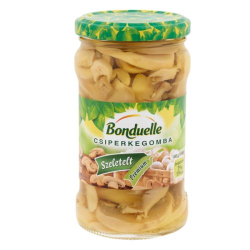 Bonduelle prémium csiperkegomba szeletelt üveges 314 ml