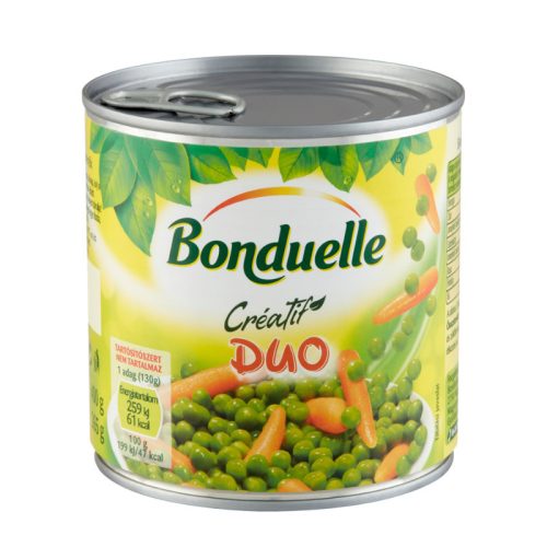 Bonduelle creatif duo zöldborsó-bébirépa 400 g