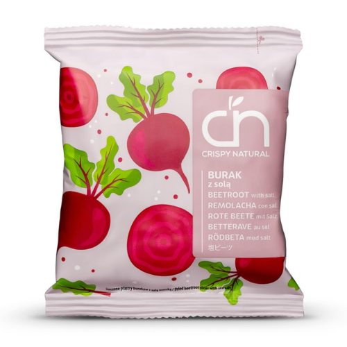 Crispy natural 100% cékla szeletek 18 g