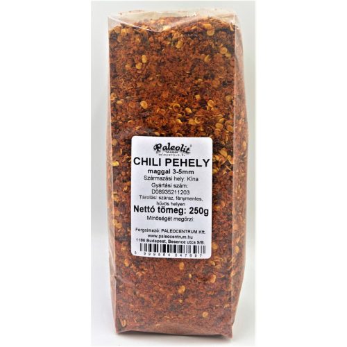 Paleolit Chili pehely maggal 3-5mm 250g Chili crushed 3-5mm (25% seeds)